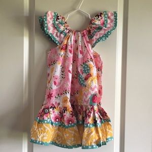 *SOLD* Jelly the Pug Sweet Peep Swing Dress